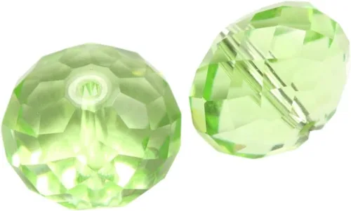 Miniatura 95 de 50 cuentas de cristal Adabele austriaco de 0.394 pulgadas facetadas sueltas Rondelle Siam rojo espaciador compatible con cristales de Swarovski 5040