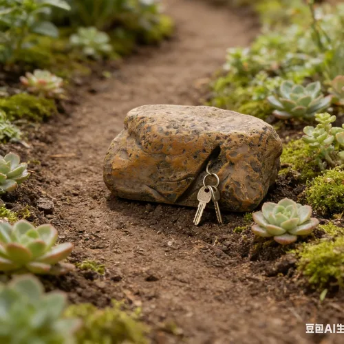 Miniatura 8 de Llavero oculto de piedra sintética para exteriores, jardín, patio, caja de almacenamiento oculta realista, contenedor seguro para rocas artificiales