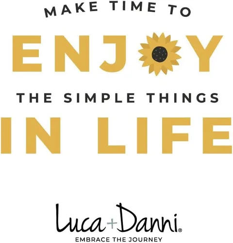 Miniatura 3 de Luca + Danni Brazalete de girasol amarillo para mujer, fabricado en Estados Unidos