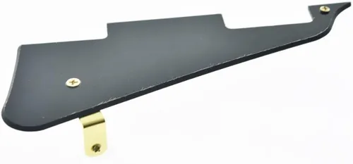 Miniatura 33 de KAISH Golpeador de guitarra Abalone Pearl LP con soporte de acero inoxidable negro y tornillos de montaje de acero para USA Les Paul