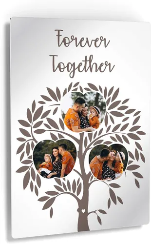 Miniatura 16 de Smile Art Design Decoración de pared personalizada de metal de alta calidad, panel de aluminio rígido brillante HD, coloca tu foto en metal, listo