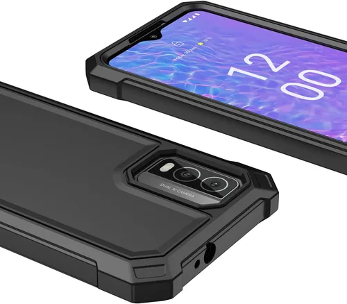 Miniatura 3 de Funda para Nokia C210 con protector de pantalla, parte delantera trasera de cuerpo completo, protección resistente, silicona suave esmerilada, grado