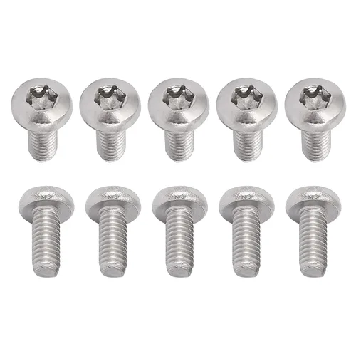 Miniatura 38 de DTGN Tornillos Torx de cabeza plana M1.0.236x0.118 in (DXL), paquete de 20, buenos para maquinaria, sujetadores de seguridad Torx de acero