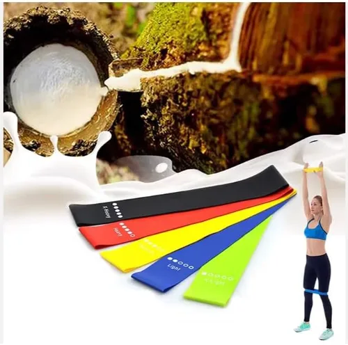 Miniatura 3 de Maxx Power - Juego de mini bandas elásticas de resistencia para yoga, 5 niveles de fuerza, material TPE duradero, bandas de entrenamiento