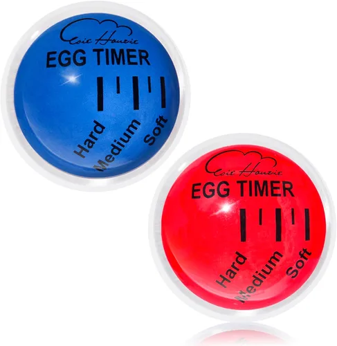 Temporizador de huevos para hervir huevos, temporizador de caldera de huevos que cambia de color que va en el agua indica cuando los huevos están