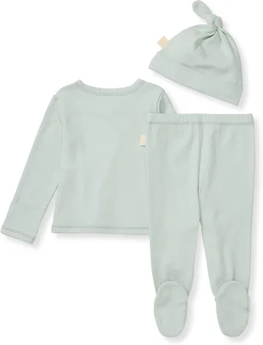 Miniatura 7 de Burt's Bees Baby baby-girls - Conjunto unisex para bebé Take Me Home, paquete de 3 piezas, camiseta, pantalón y sombrero