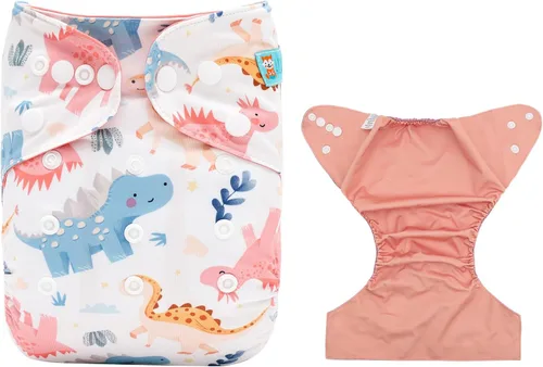 Miniatura 8 de ALVABABY Baby Cloth Diaper Cover, Swim Diaper,Nappy Shell Baby Girls and Boys Azul