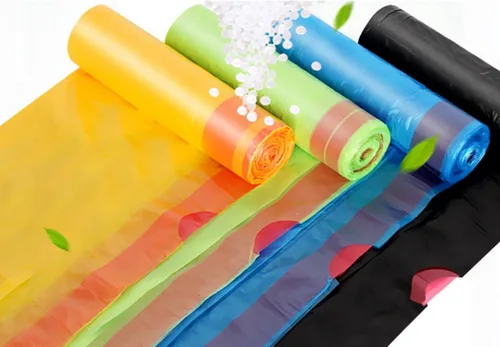 Miniatura 7 de Bolsa de basura con cordón de 5 galones, coloridas bolsas de basura pequeñas para cocina, bolsas de basura para el hogar, cocina, baño, oficina, 4