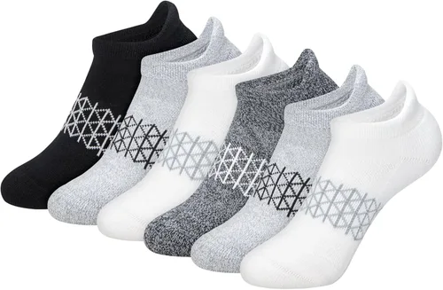Miniatura 7 de Hanes Calcetines para niño, tobillos, tripulación y invisibles, paquete de 6, calcetines deportivos acolchados Absolute Active para niños, absorben