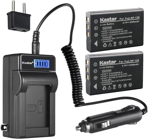 Miniatura 5 de Kastar Cargador de batería de CA LCD FNP-120 compatible con cámaras Ordro HDV-V12, HDV-V88, HDV-Z7, HDV-Z10, HDV-Z16, HDV-Z79, HDV-108, HDV-760