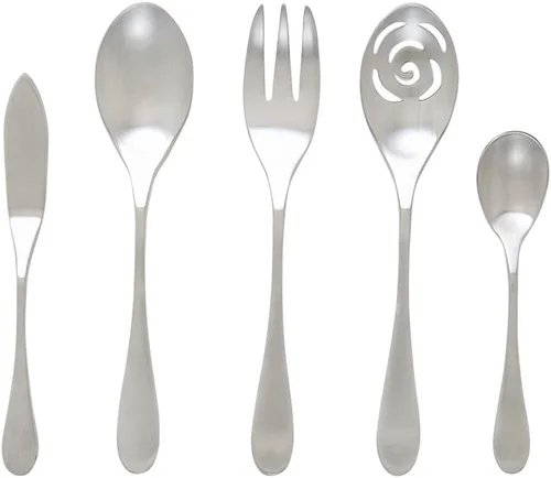 Miniatura 2 de Knork Original 18/0 Duo Juego de 5 piezas para servir