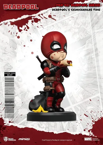 Miniatura 4 de Beast Kingdom Deadpool Series MEA-027 - Figura de ataque de huevo de 6 piezas, multicolor