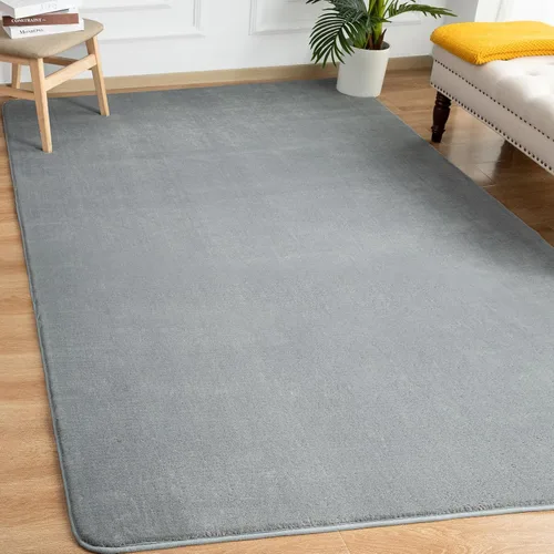 Miniatura 12 de Andecor Alfombra Peluda de Pasillo para Dormitorio Sala de Estar, 2x6 pies Verde Lavable Esponjosa Alfombras de Pasillo de Área para Cocina