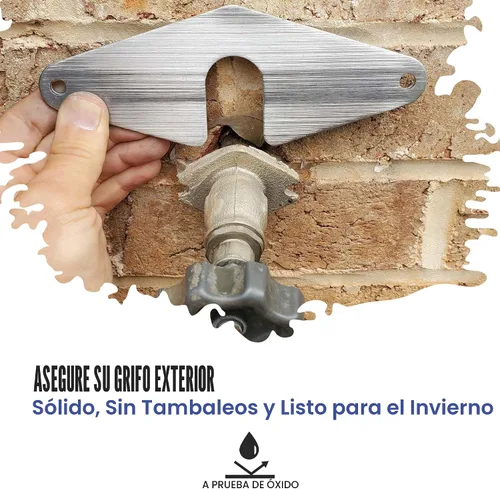 Miniatura 8 de The HOSE BIB BUDDY - Placa de montaje de espita más fina La única deslizante. Patentada Sin extracción de grifo! Reparación de grifos