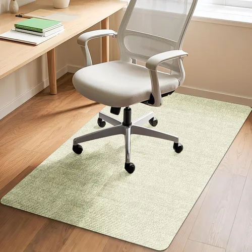Miniatura 9 de Alfombrilla para silla de oficina para suelo de madera dura y baldosas, alfombrilla para silla de computadora, protector de piso antideslizante