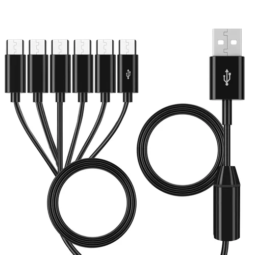 Miniatura 10 de UCEC Cable de carga doble micro USB Splitter que alimenta hasta dos dispositivos micro USB a la vez desde un solo puerto USB (paquete de 1)