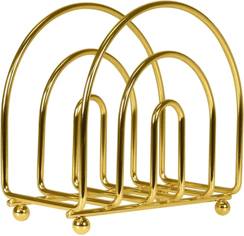 Miniatura 2 de Blue Donuts Servilletero Gold Arc Collection - Servilleteros para mesas, moderno servilletero, servilleteros de mesa de comedor para cocina, Dorado