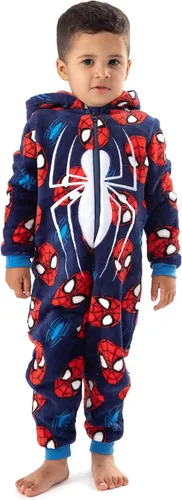 Miniatura 3 de Marvel Spider-Man - Mameluco de superhéroe para niños, Azul