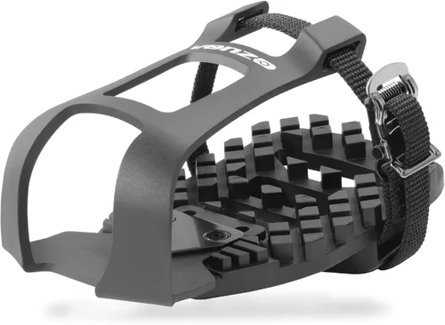 Miniatura 10 de Venzo Clips para dedos de bicicleta para bicicleta, adaptadores de pedal de bicicleta de ejercicio para interiores, compatible con pedal