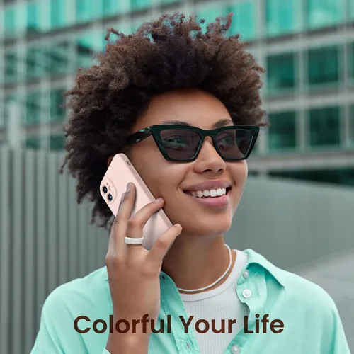 Miniatura 6 de ORNARTO Funda para iPhone 11 de 6.1 pulgadas, silicona líquida con 2 protectores de pantalla, a prueba de golpes y tacto suave, cuerpo completo