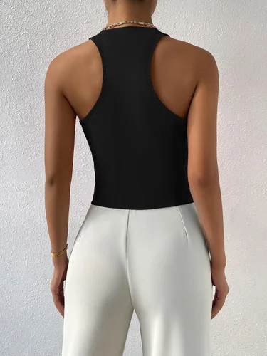 Miniatura 2 de Verdusa Chaleco sin mangas con cuello en V para mujer