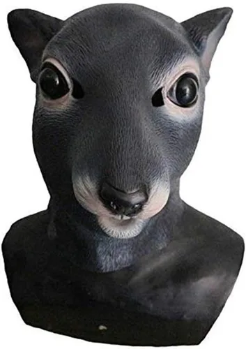 Miniatura 3 de Máscara de ratón de látex de animales – cabeza completa ratones mascarada cosplay para fiesta de carnaval, disfraz de rata