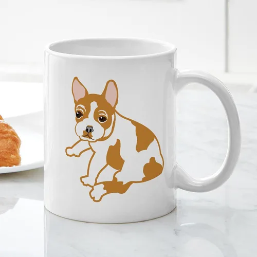 Miniatura 5 de CafePress French Bulldog Mug 11 oz (325 ml) Ceramic Coffee Mug