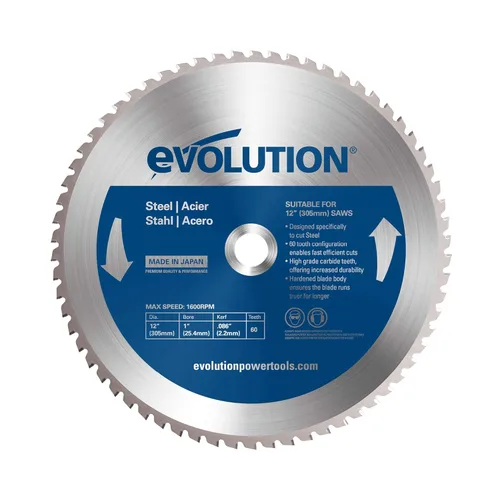 Miniatura 10 de Evolution 14BLADESS Cuchilla de acero inoxidable de 90 dientes de 14" Cuchilla de sierra TCT para Evolution S14CPS, S15CPS, S355MCS, S355CPSL