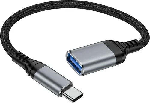 Adaptador USB C a USB - Adaptador OTG de 5 Gbps USB3.0 para Android - Adaptador USB hembra a USBC macho, adaptador Dongle tipo C OTG Cable