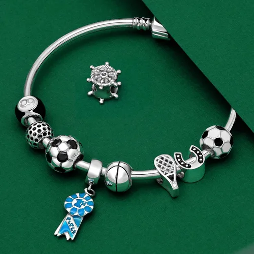 Miniatura 4 de Balón de fútbol blanco y negro para mamá, jugador de fútbol, deportes, equipo de softbol, atlético, béisbol, voleibol, bolos, abalorio para mujeres