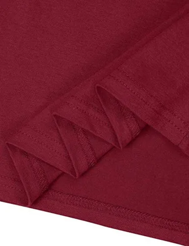 Miniatura 2 de DANVOUY Camiseta casual de manga corta con cuello en V para mujer