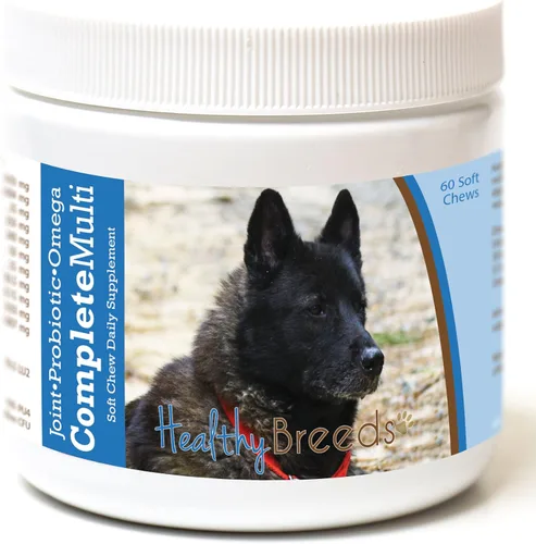 Miniatura 198 de Healthy Breeds Pug todo en uno multivitamínico suave masticable 60