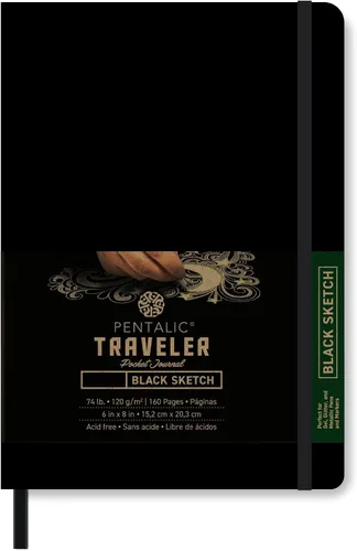Miniatura 2 de Cuaderno de bocetos Travelers Dot Grid Pentalic Art, libre de ácidos