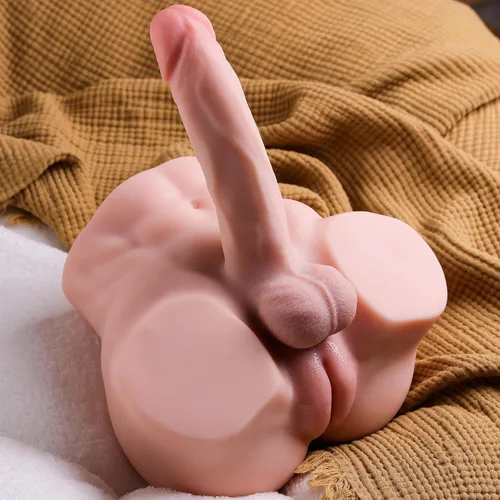 Miniatura 11 de Muñeca sexual transexual con consolador flexible de 8 pulgadas, muñecas sexuales trans unisex con orificio vaginal y anal apretado, juguetes