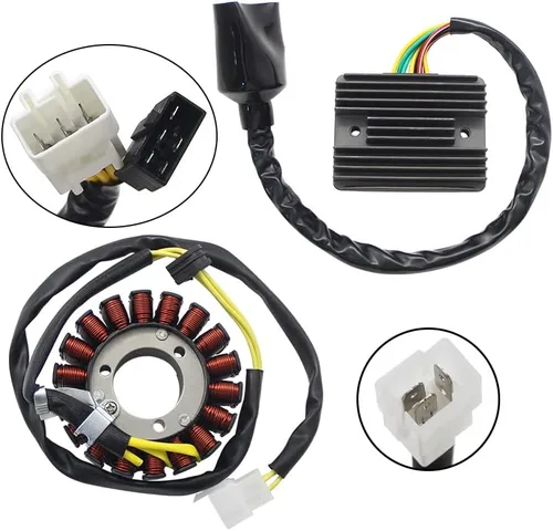 Miniatura 2 de El estator y rectificador regulador de motocicleta es adecuado para Honda 31120-KSZ-771 31600-KSZ-770 para Honda NSS250 Forza 250 MF06 2004-2007