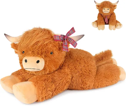 Miniatura 15 de SuzziPals Peluche de Capibara Gigante de 43 pulgadas, Animal de Peluche Gigante Realista para Alivio del Estrés y Compañía, Almohada de Grandes
