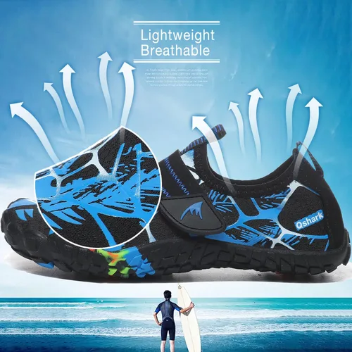 Miniatura 2 de Quickshark - Zapatos de agua infantiles para interiores y exteriores, sandalias de secado rápido, ligeras, para caminar, playa, piscina o natación
