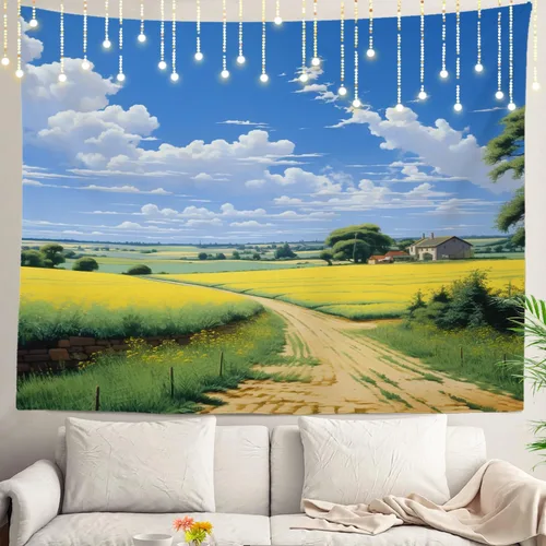 Miniatura 26 de Shrahala Beach Vacation Seaside Relaxation Tapestry, Nautical Summer Getaway Wall Hanging Hd Print Polyester Backdrop For Dorm Room Bedroom 30 X 40