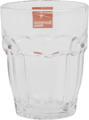 Miniatura 3 de Bormioli Rocco Rock Bar - Vasos templados apilables de 2.25 onzas para bebidas frías, agua y cócteles, juego de 6, transparente
