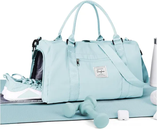 Bolsa de gimnasio para mujer, bolsa de viaje de viaje, bolsa de mano deportiva, bolsa de fin de semana