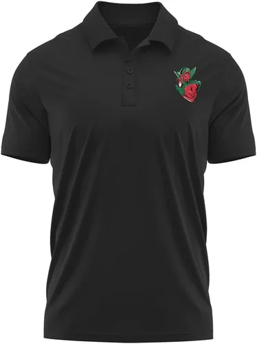 Miniatura 272 de Camisa polo deportiva oficial de la NCAA Collegiate para hombre, colección con logotipo en el pecho izquierdo