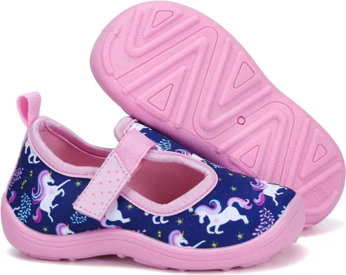 Miniatura 7 de FANTURE Zapatos de agua para niños y niñas, sandalias lindas para playa, natación, piscina, parque acuático, tenis acuáticos para niños pequeños
