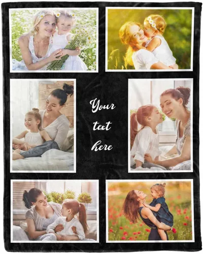 Miniatura 19 de D-Story Regalos para mamá, regalo para el día de la madre de parte de hija e hijo, manta de franela suave regalo para mamás Navidad, manta de cama