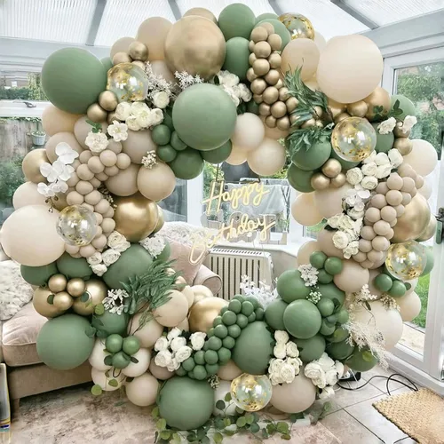 Miniatura 10 de Kit de arco de globos azules, blancos y plateados, guirnalda de globos azul marino oscuro perla azul claro metálico con globo blanco plateado