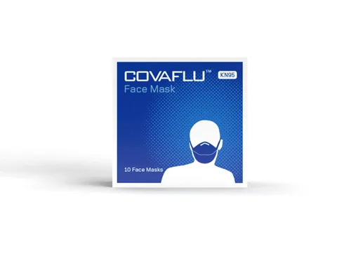 Miniatura 6 de Covaflu Mascarillas KN95, color blanco, paquete de 10 unidades, mascarillas KN95 para adultos, mascarillas desechables para uso diario y viajes