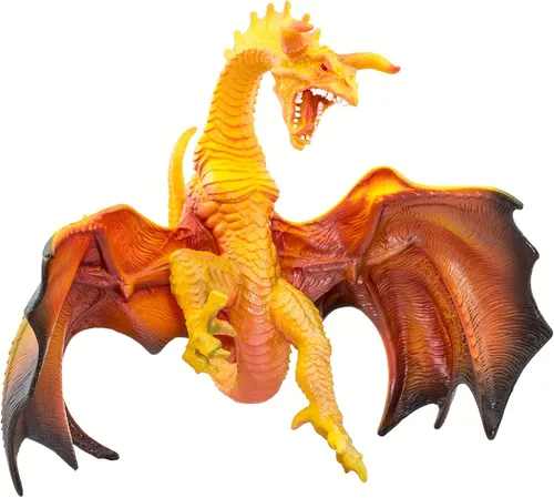 Miniatura 2 de Safari Ltd. Figura de dragón de lava, figura detallada de modelo de plástico de 7.5 pulgadas, divertido juguete de fantasía para niños, niñas