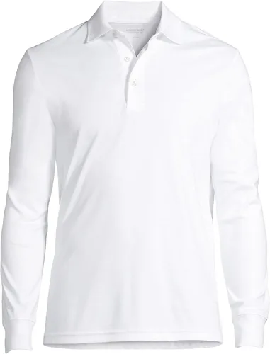 Miniatura 3 de Lands' End - Camisa polo muy suave de manga larga para hombre