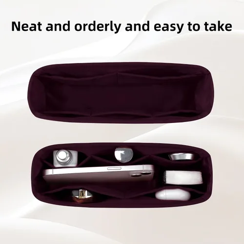 Miniatura 7 de DGAZ Organizador de bolso personalizado o inserto de almohada para bolsas Chanel CF, organizador de bolsas suave y sedoso, bolso de lujo y moldeador