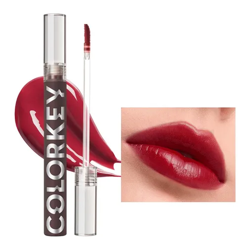 Miniatura 10 de COLORKEY Serie de espejos de labios, brillo labial hidratante con aceite esencial, tinte labial brillante de alto brillo, labios hidratados y de R702