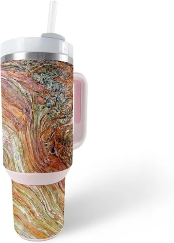 Miniatura 24 de MightySkins Skin - Vaso de vinilo compatible con Stanley The Quencher H2.0 FlowState de 40 onzas, mosaico de cebra, protectora, duradera y única
